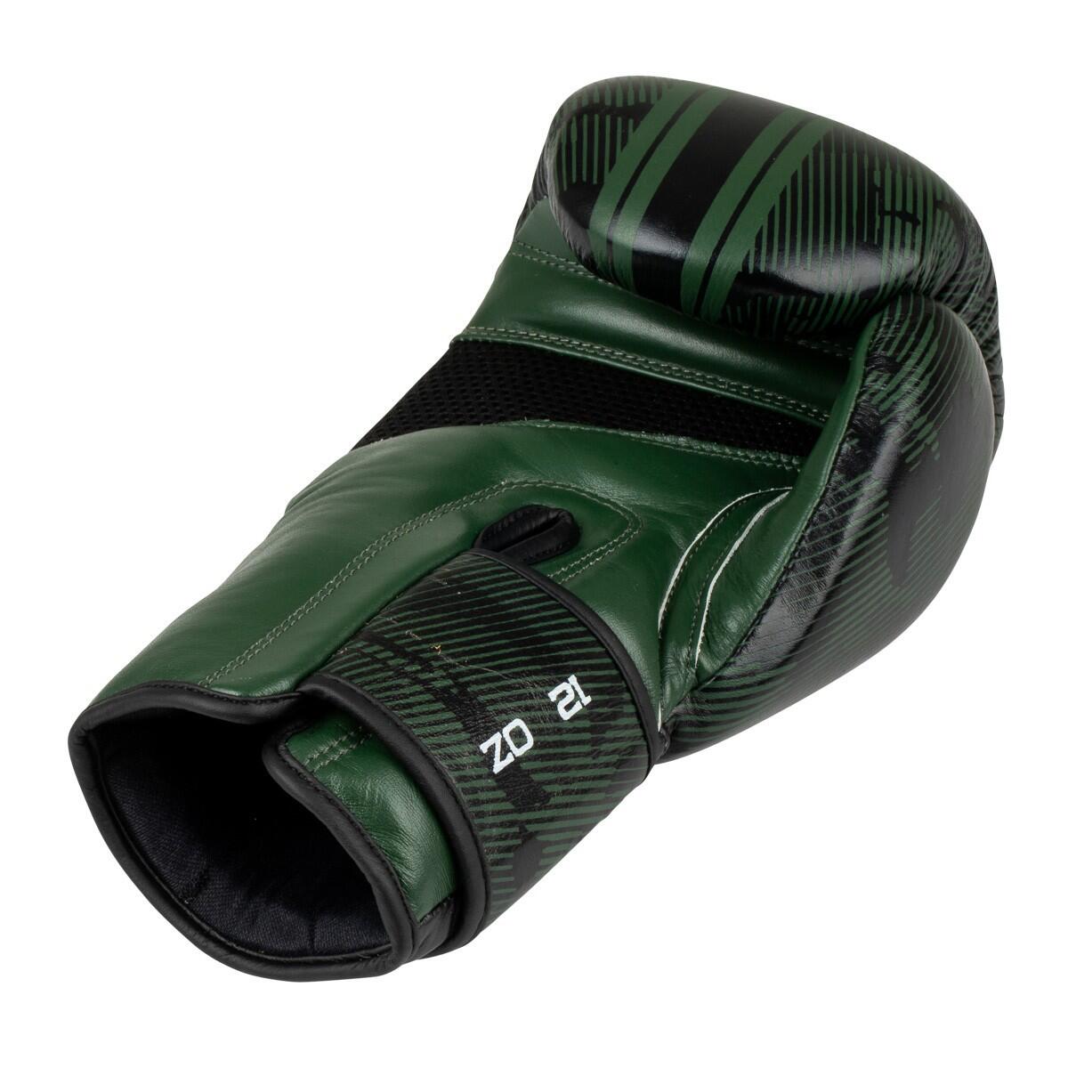 Gants de boxe en cuir véritable pour adulte EXTREME HOBBY HAVOC STRIPE 6/7