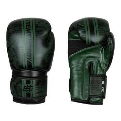 Gants de boxe en cuir véritable pour adulte EXTREME HOBBY HAVOC STRIPE