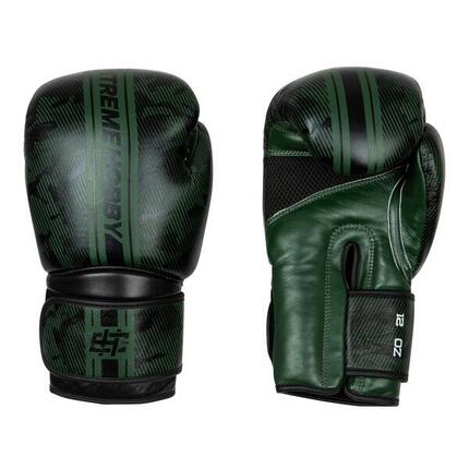 Gants de boxe en cuir véritable pour adulte EXTREME HOBBY HAVOC STRIPE