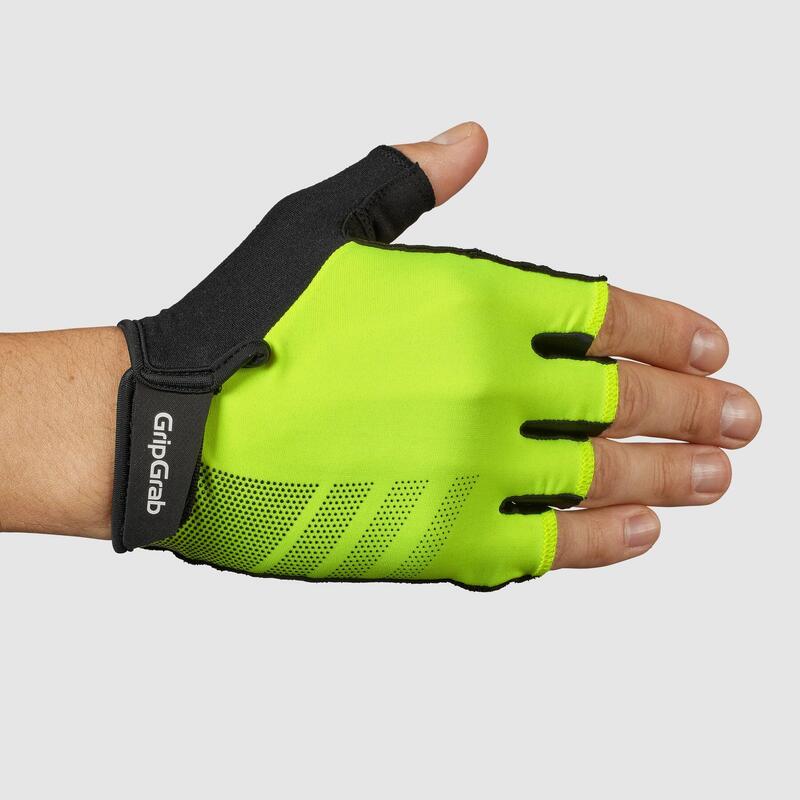 Gants de vélo été unisexe taille M - GripGrab Ride RC Lite jaune hi-vis
