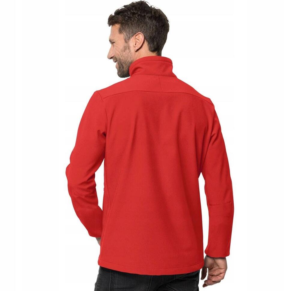 Kurtka lekka czerowna softshell JACK WOLFSKIN WHIRLWIND MEN