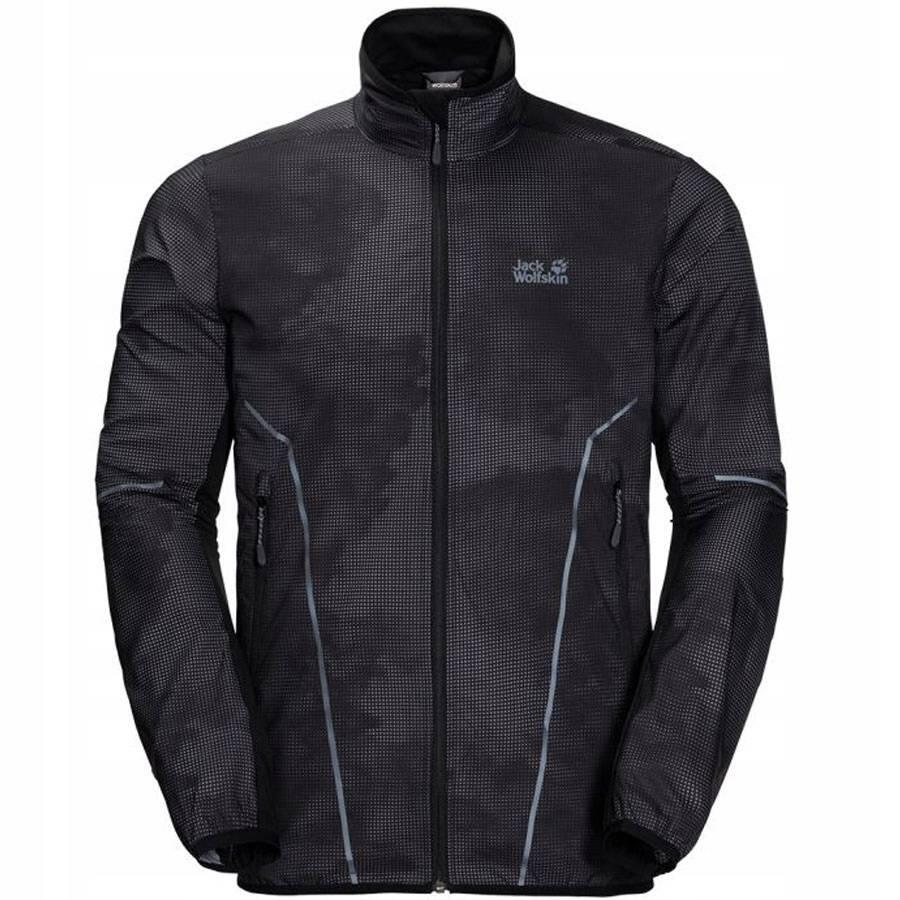 Kurtka lekka czarna softshell JACK WOLFSKIN FLYWEIGHT TRAIL 5/5