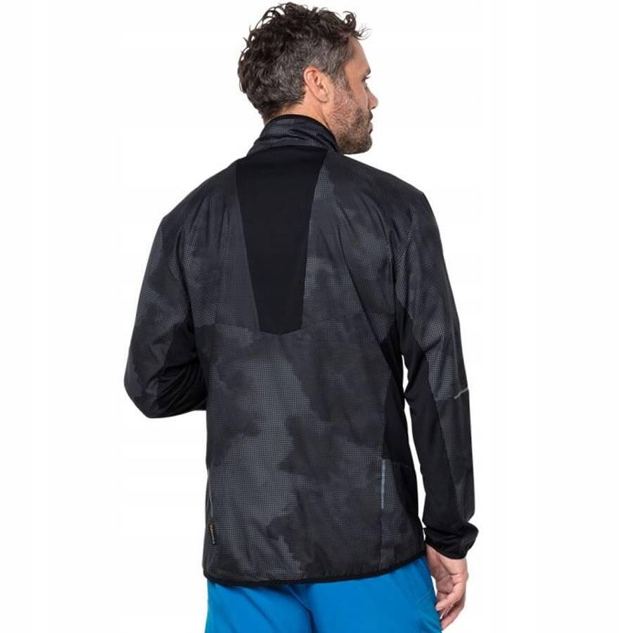 Kurtka lekka czarna softshell JACK WOLFSKIN FLYWEIGHT TRAIL 3/5