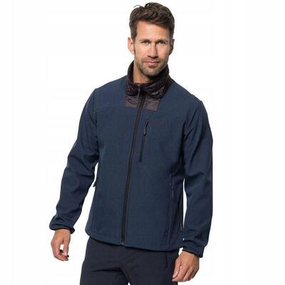 Kurtka lekka granatowa softshell JACK WOLFSKIN SKY POINT