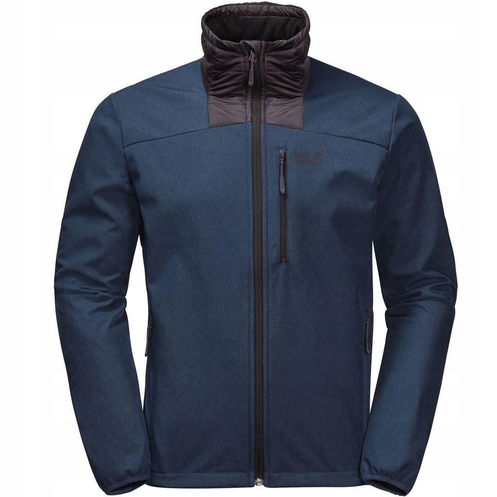 Kurtka lekka granatowa softshell JACK WOLFSKIN SKY POINT 4/4