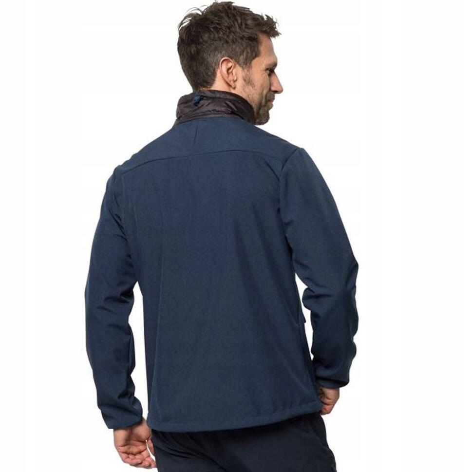 Kurtka lekka granatowa softshell JACK WOLFSKIN SKY POINT