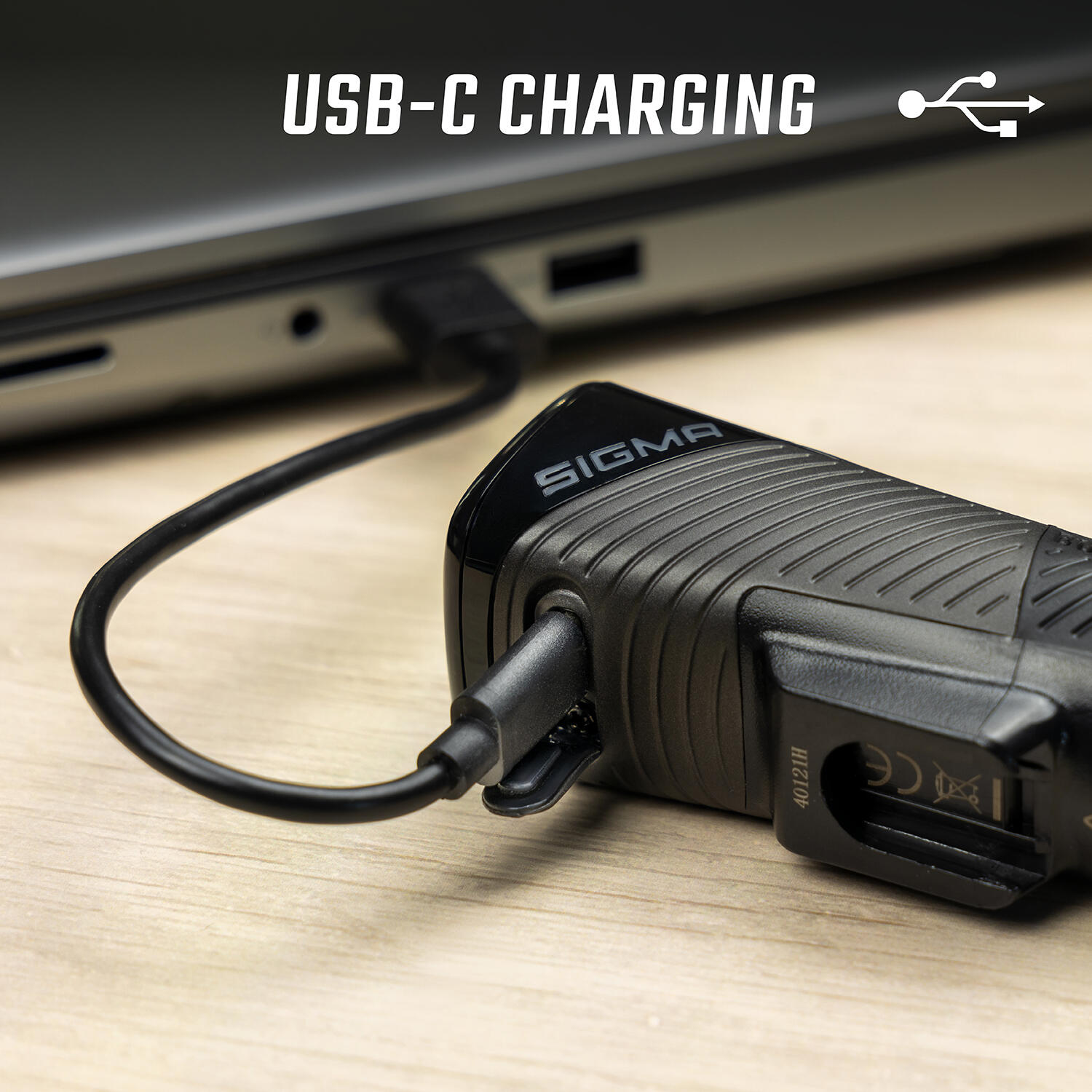 Sigma Buster 800 LED Headlight with Li-ion Battery and USB Charging 6/7
