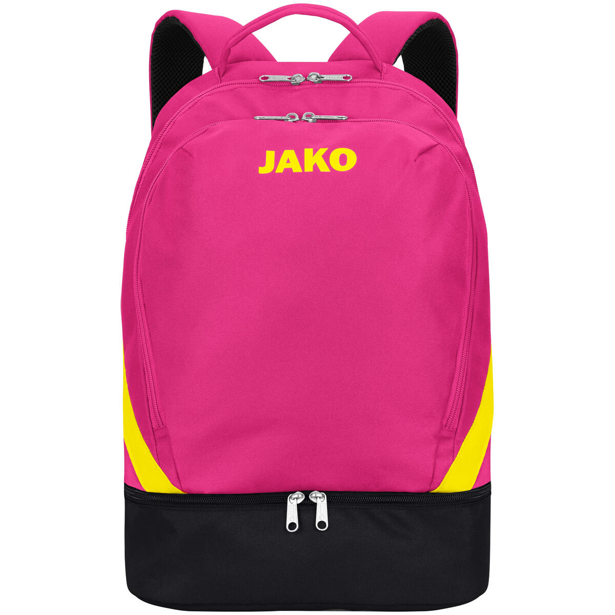 rose orchidée / noir / jaune neon fluo