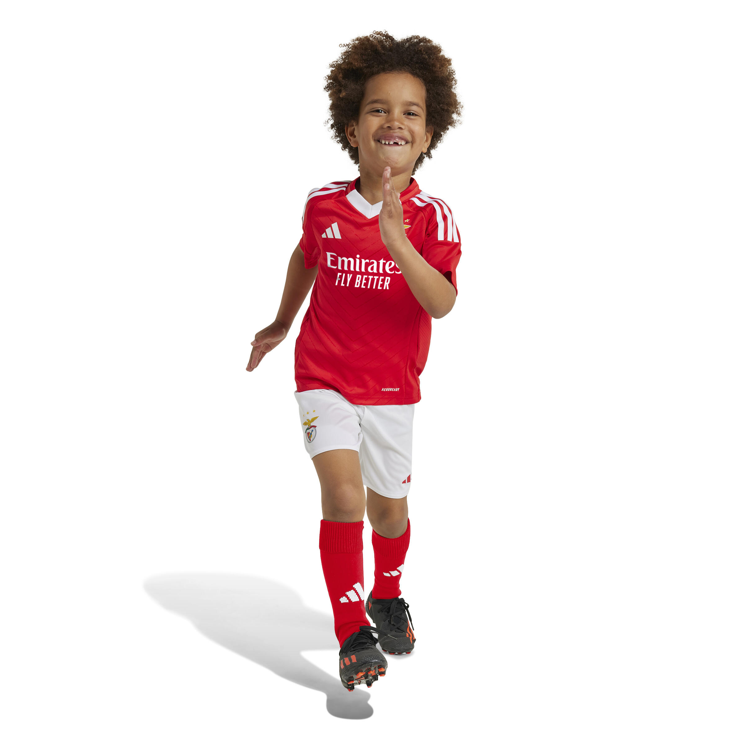 Conjunto de camisola e calções para criança Benfica Lisboa 2024/25 4/7