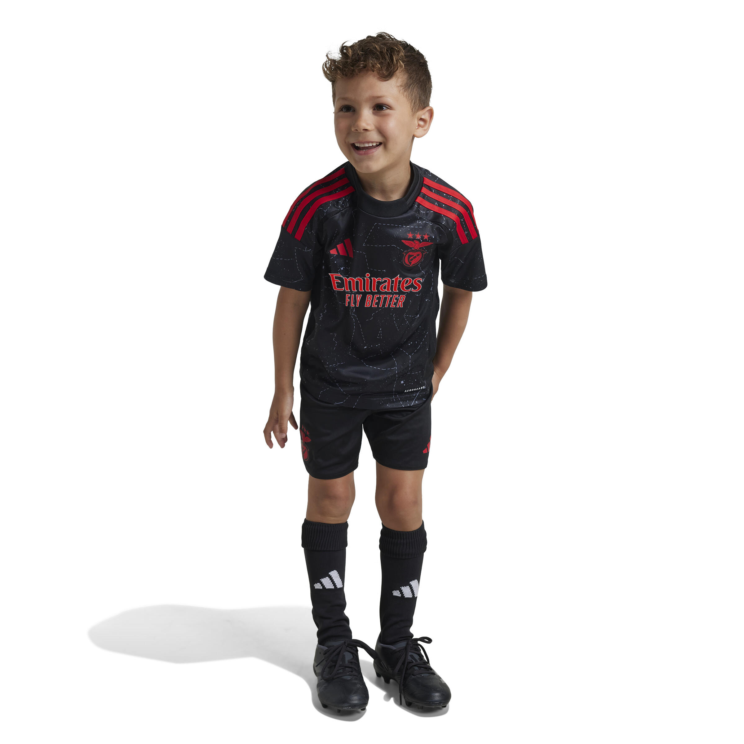 Buitentrui en korte broek voor kinderen Benfica Lisbonne 2024/25 5/7