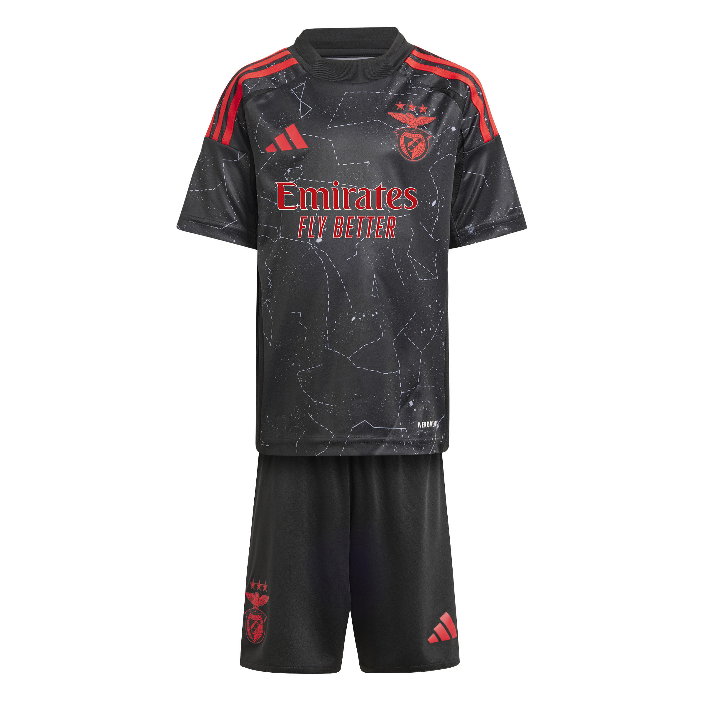 Conjunto de camisola e calções para criança do Benfica Lisboa 2024/25