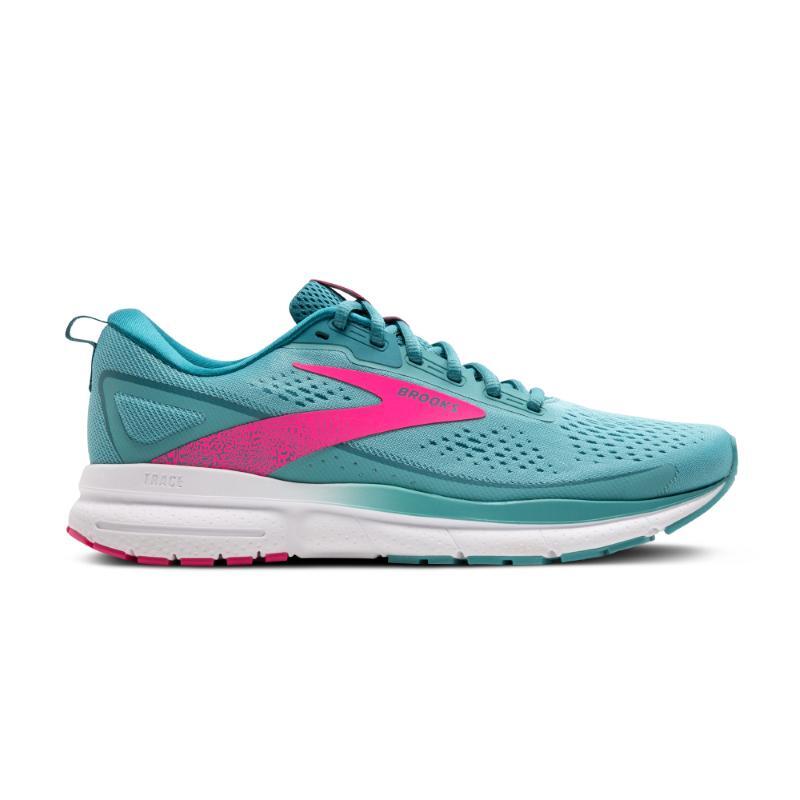 Brooks - Chaussures De Course Brooks Modèle Trace 3 Pour Femmes - Chaussures D'Athlétisme - Vert - Decathlon