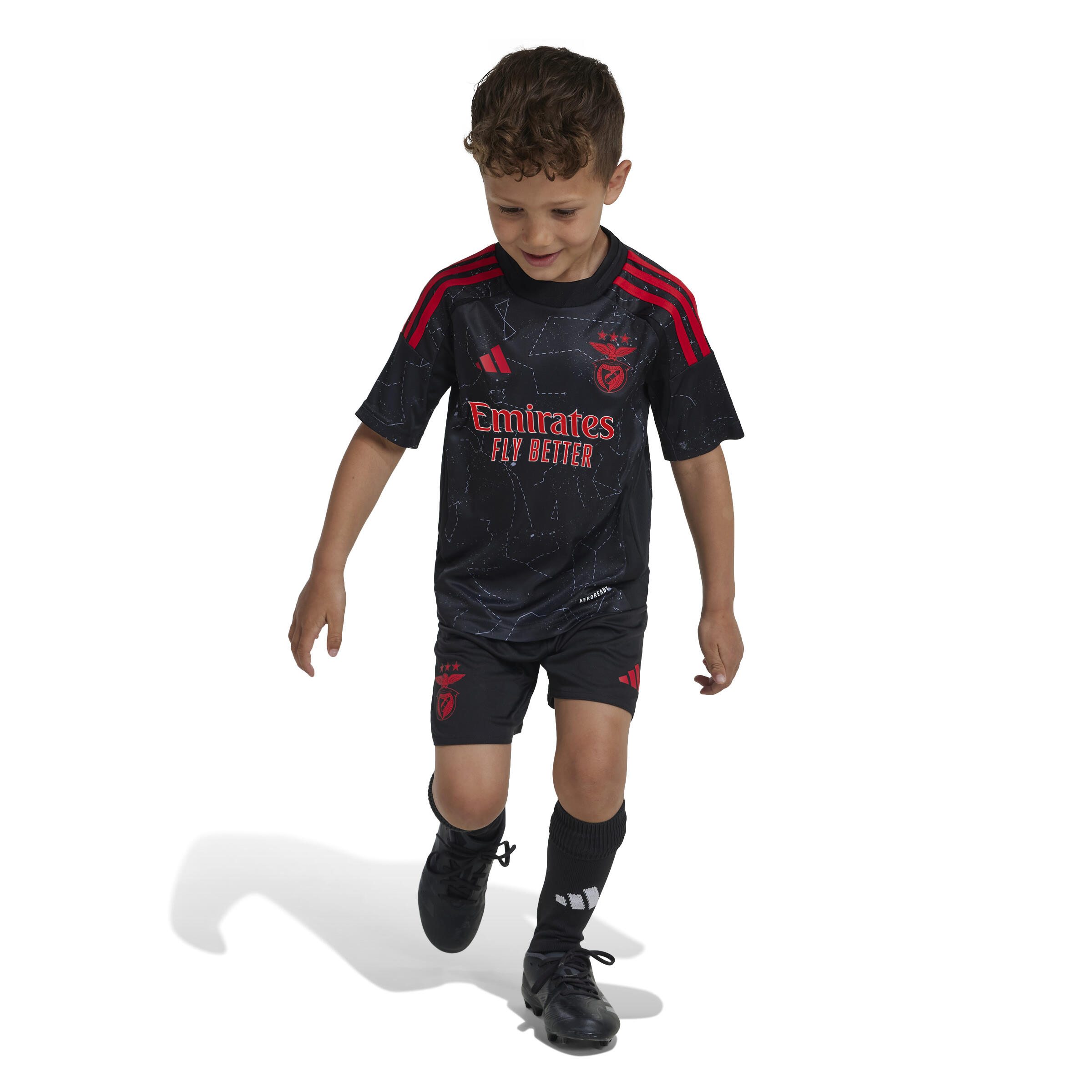 Buitentrui en korte broek voor kinderen Benfica Lisbonne 2024/25 6/7