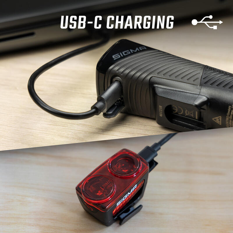 Kit iluminare bicicletă Sigma Buster 800 - RL 150 Led USB