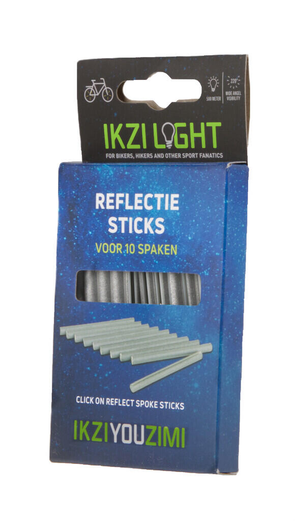 Réflecteurs de rayons IkziLight 8 cm - Lot de 10 pour une meilleure visibilité 3/4
