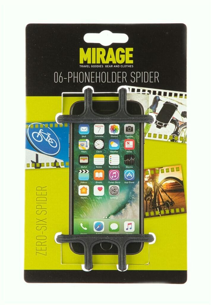 Soporte de teléfono versátil Mirage Silicone cero-Six para bicicletas 2/4