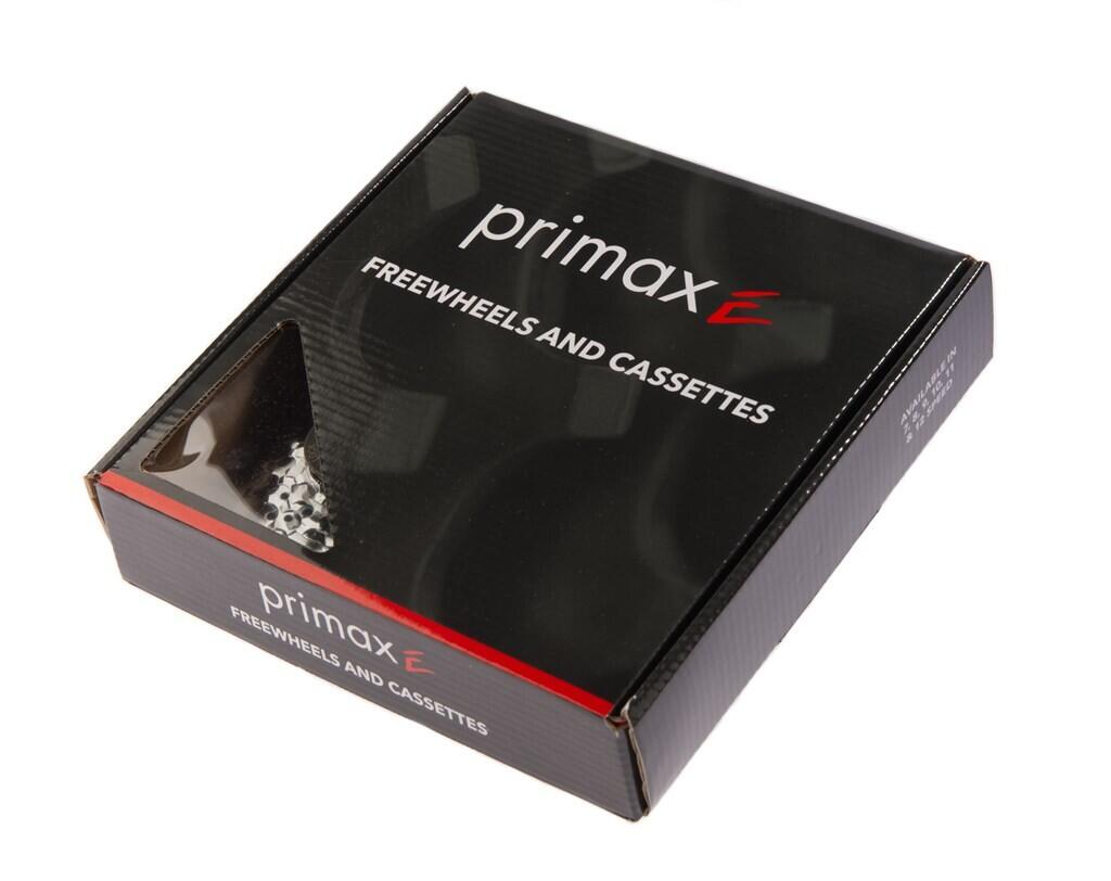 Primax 11-speed cassette 11-42T zilver in doos 3/4