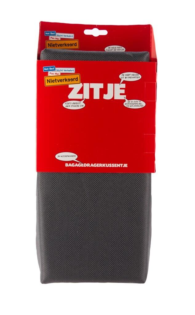 Coussin à bagages 32 cm en polyester gris foncé 2/2