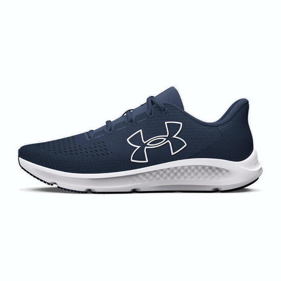 Zapatillas de running Hombre Under Armour Charged Pursuit 3 Big Logo Blanco