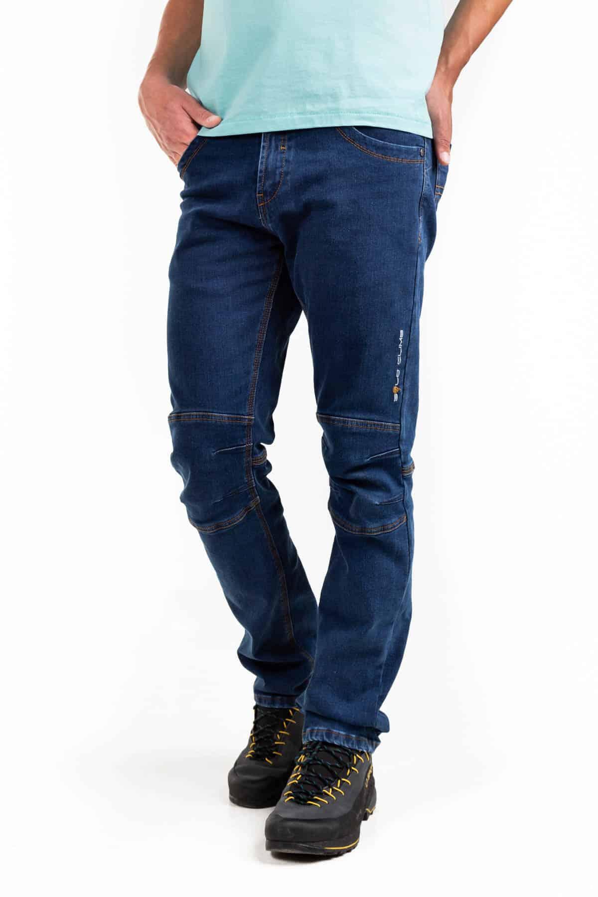 Pantalón Vaquero de Montaña y Escalada Elástico y Ligero Navajo