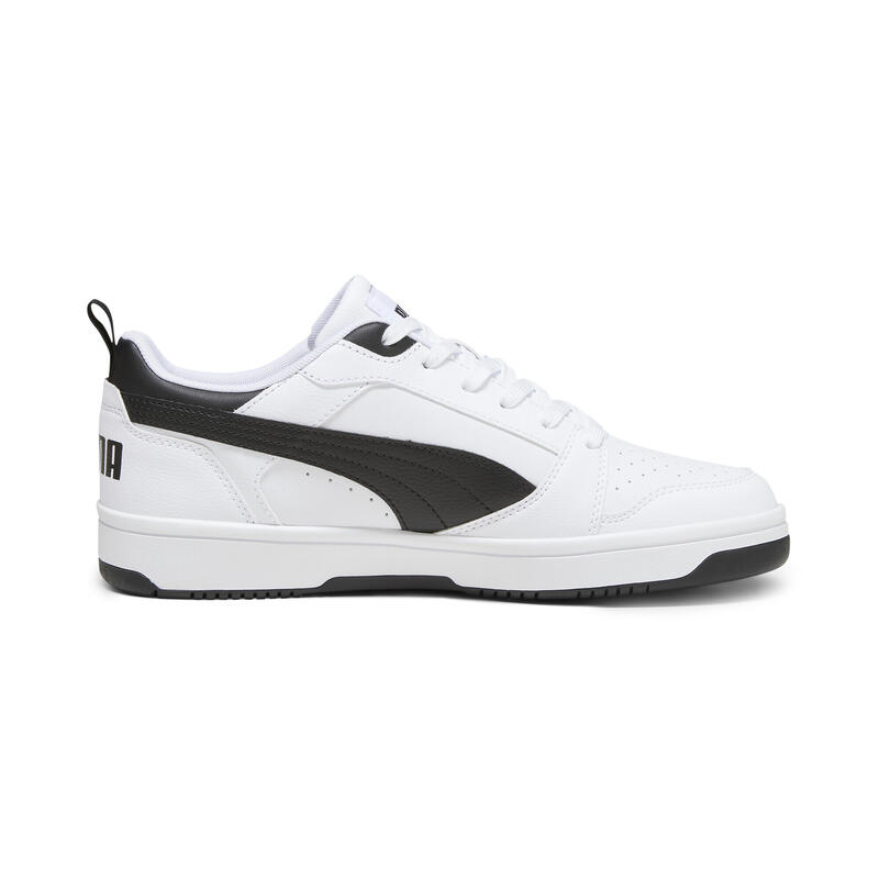 Încălțăminte mers bărbați design sportiv Rebound V6 Low, negru PUMA