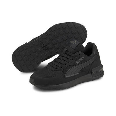 Graviton sneakers jongeren puma black dark shadow gray