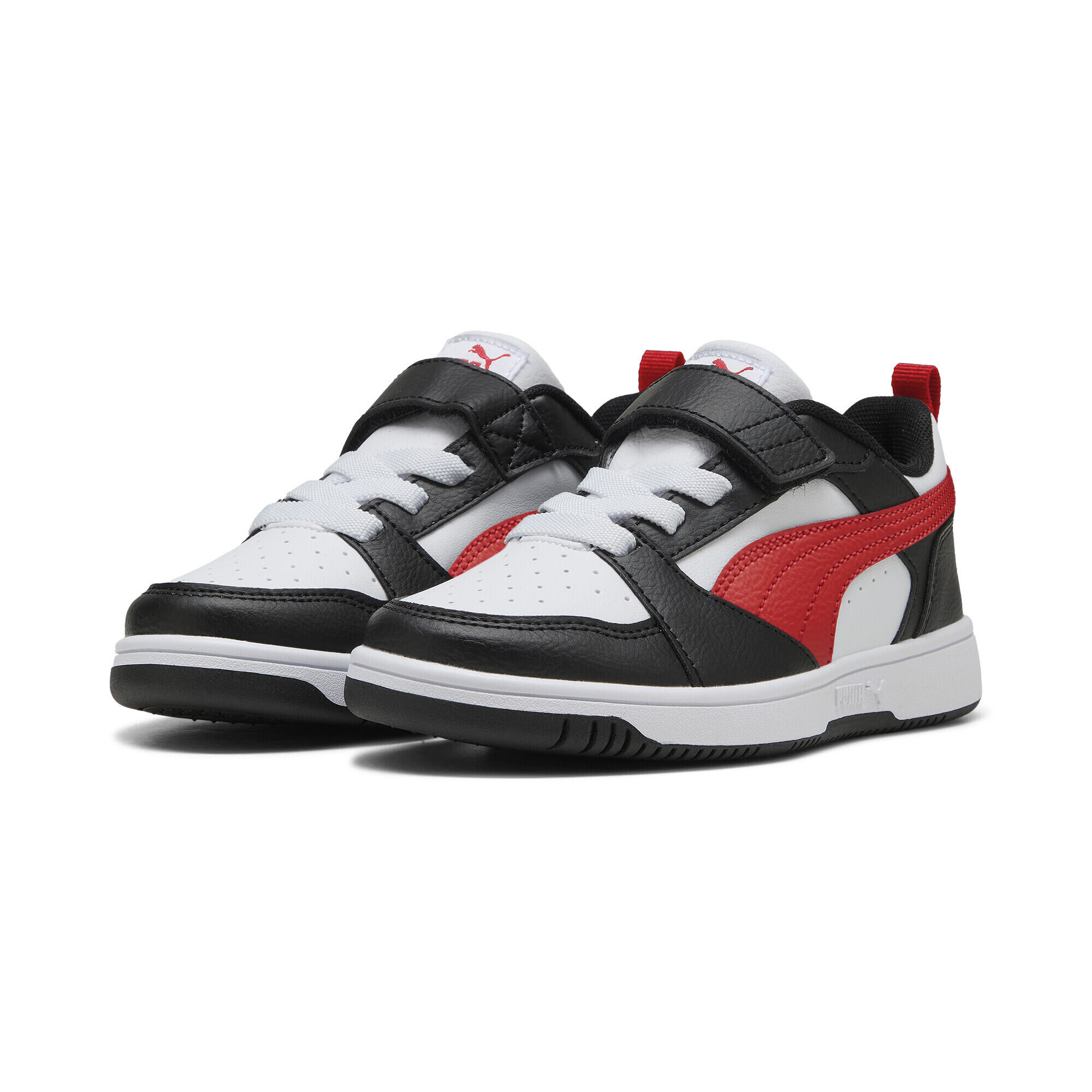 PUMA Sapatilhas criança confortáveis Rebound V6 PUMA White For All Time Red Black