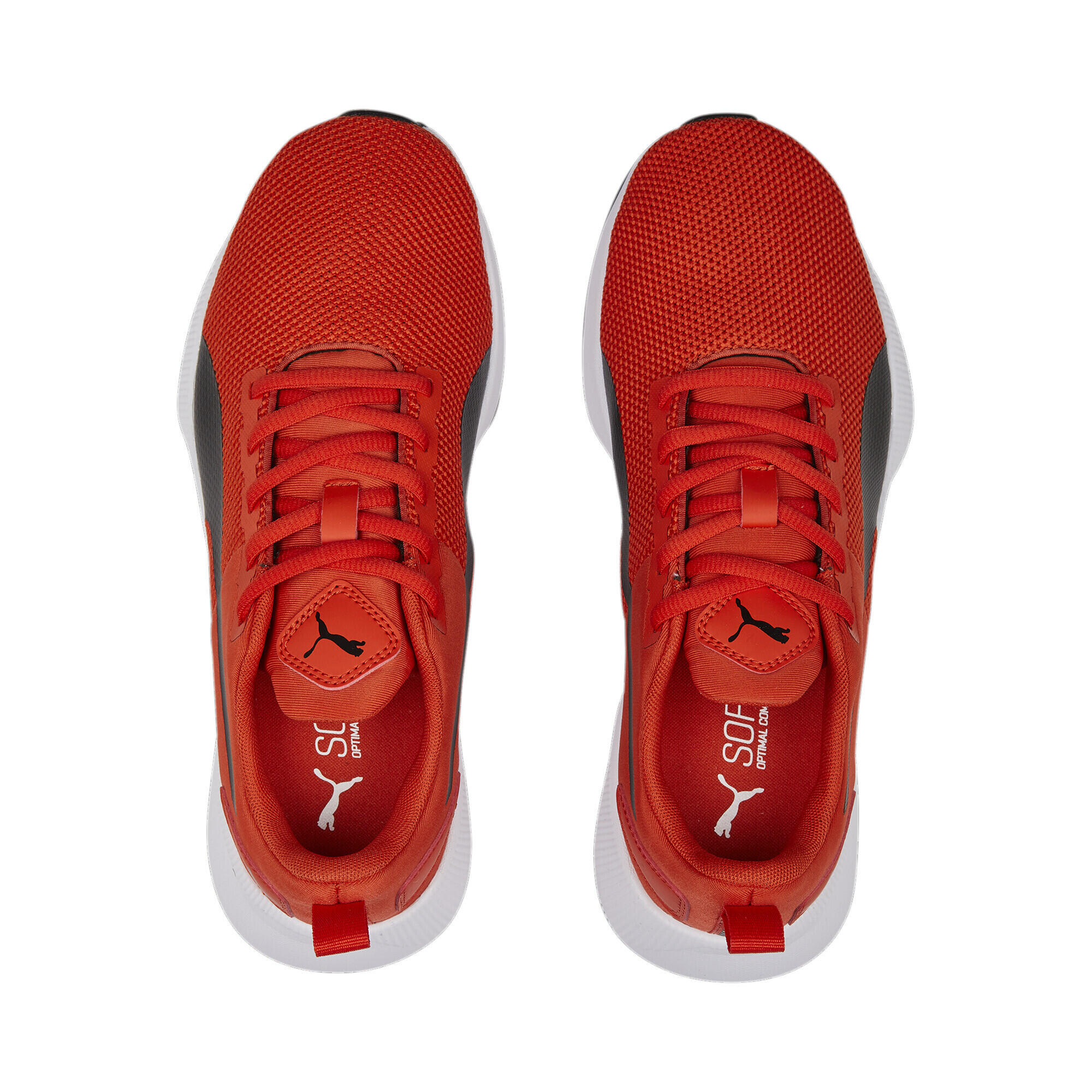 Basket Flyer Runner Enfant et Adolescent PUMA Warm Earth Black Red 6/7