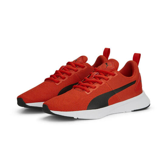 Scarpe da ginnastica da ragazzo Flyer Runner PUMA Warm Earth Black Red