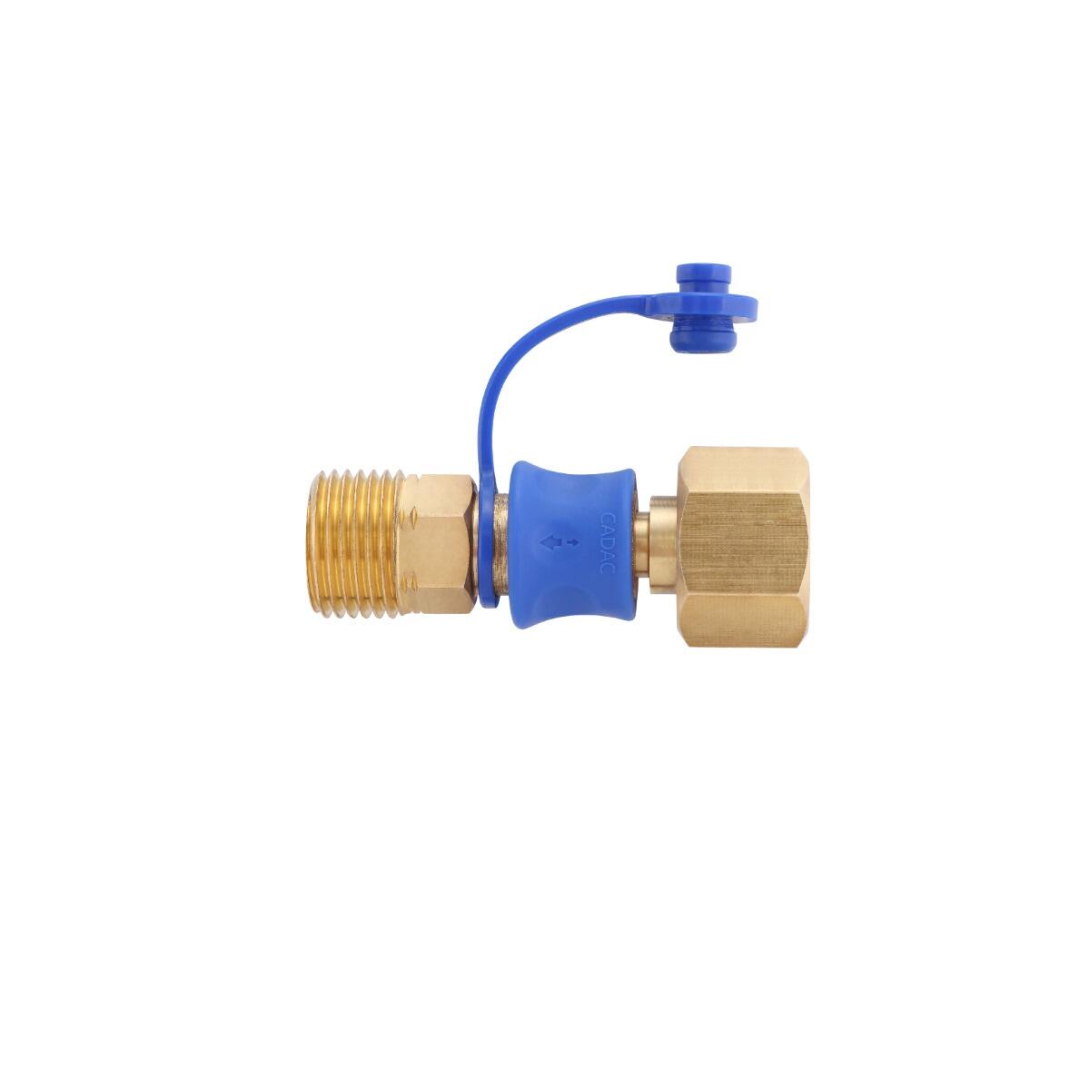 Raccord de gaz CADAC avec couplage rapide - Métal 2/2