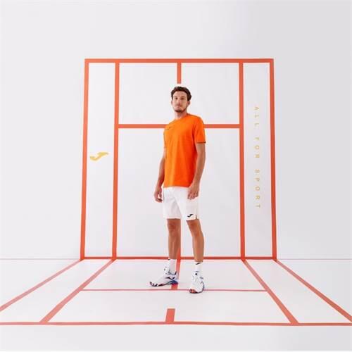 Maillot Manches Courtes Padel Homme Joma Challenge Orange 4/5