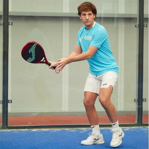 T-Shirt Manga Curta Padel Homem Joma Smash Azul 5/5