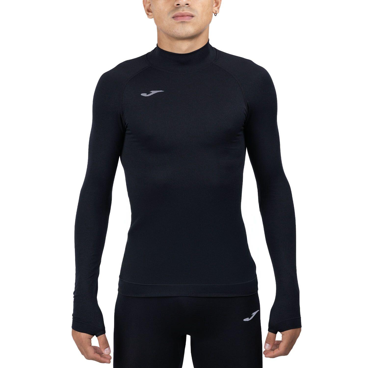 JOMA T-Shirt Manga Comprida Fitness Adulto Joma Brama Classic Preto