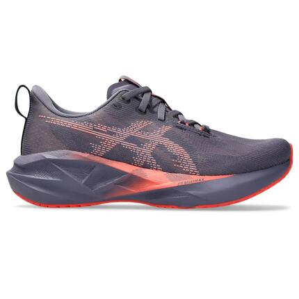 Zapatillas De Running Mujer - ASICS Novablast 5 W - Greyish Purple/Coral