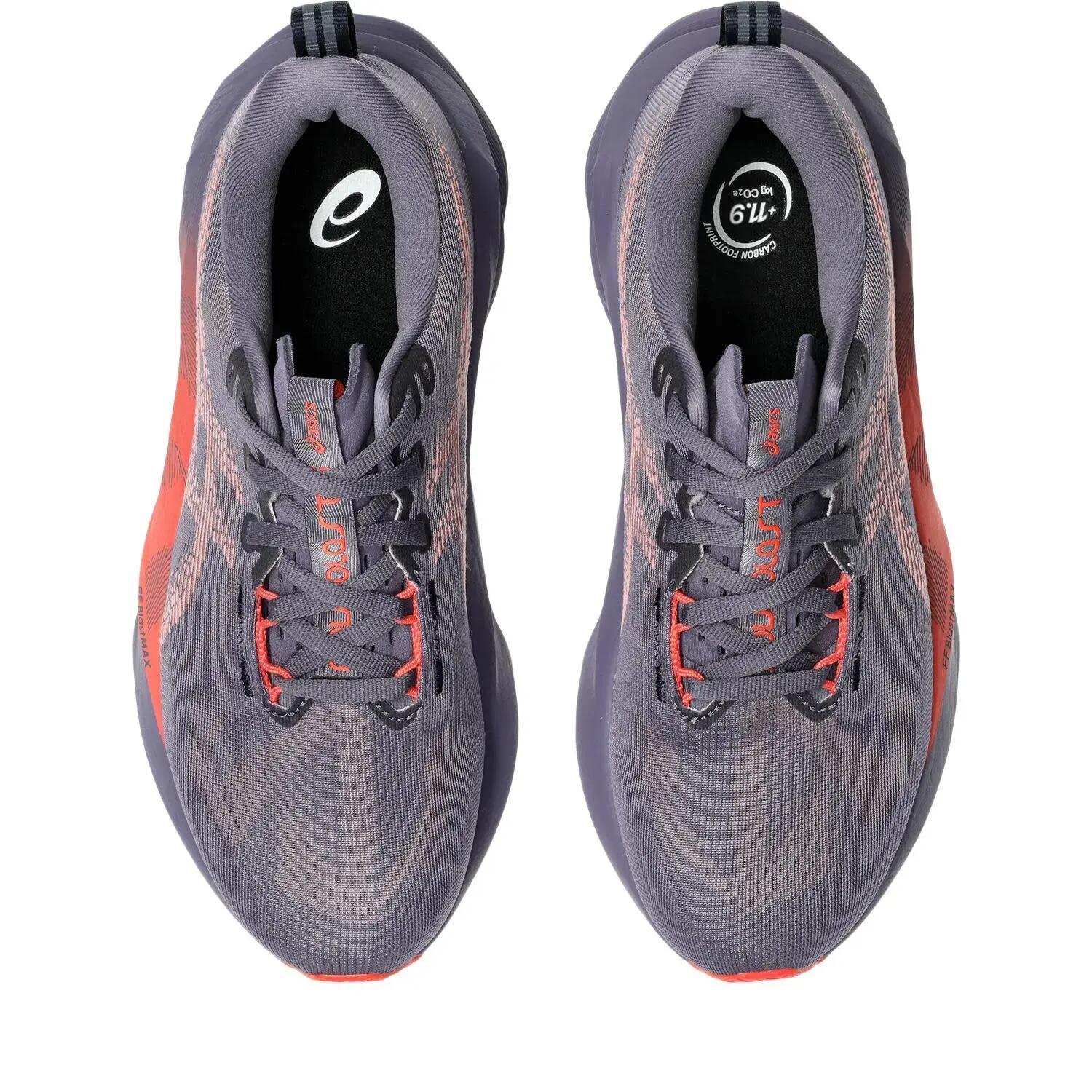 Calcado De Corrida Mulher - ASICS Novablast 5 W - Greyish Purple/Coral 5/7