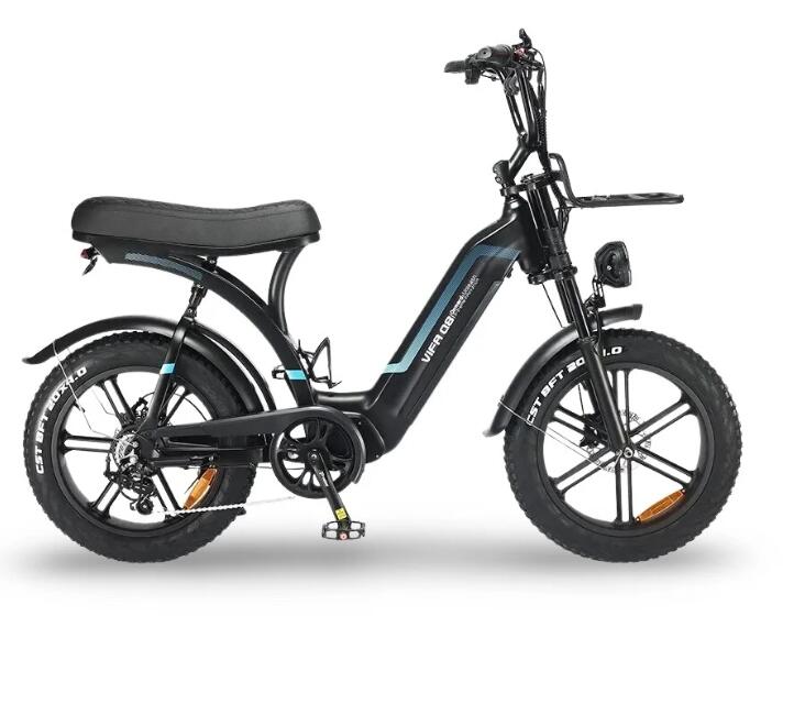 Ouxi Q8 elektrische fat bike zwart 3/6