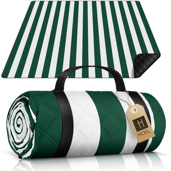 HOEL® Couverture Pique Nique 200x200 cm - Serviette de Plage XXL