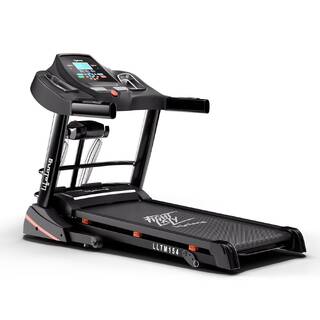 Lifelong Treadmill for Home with Massager - 4.5 HP Peak Motorized Treadmill, 3 Manual Inclines, 12 Fitness Presets, Max Running 