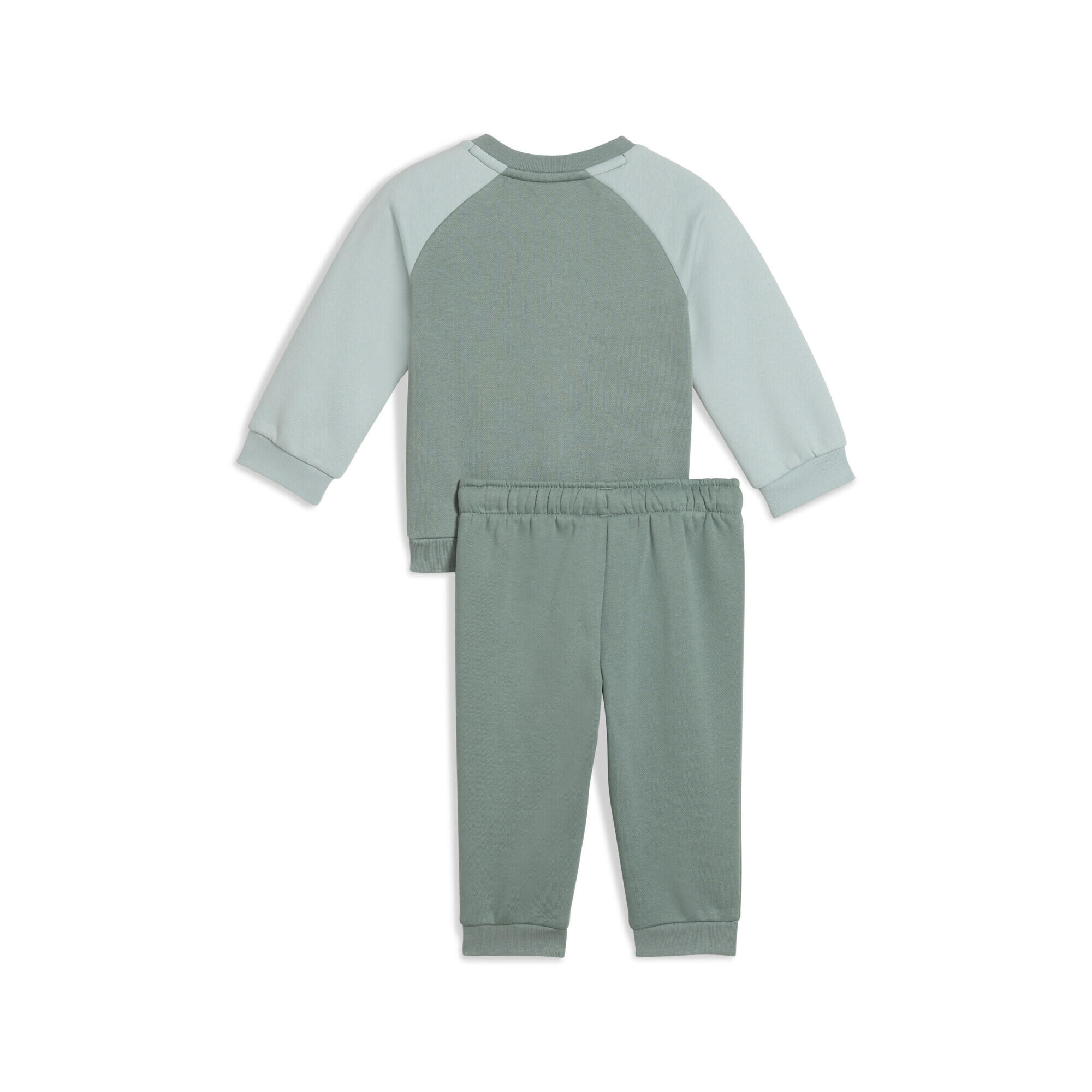 Minicats Essentials Raglan Crew set voor peuters PUMA Green Moon 3/3