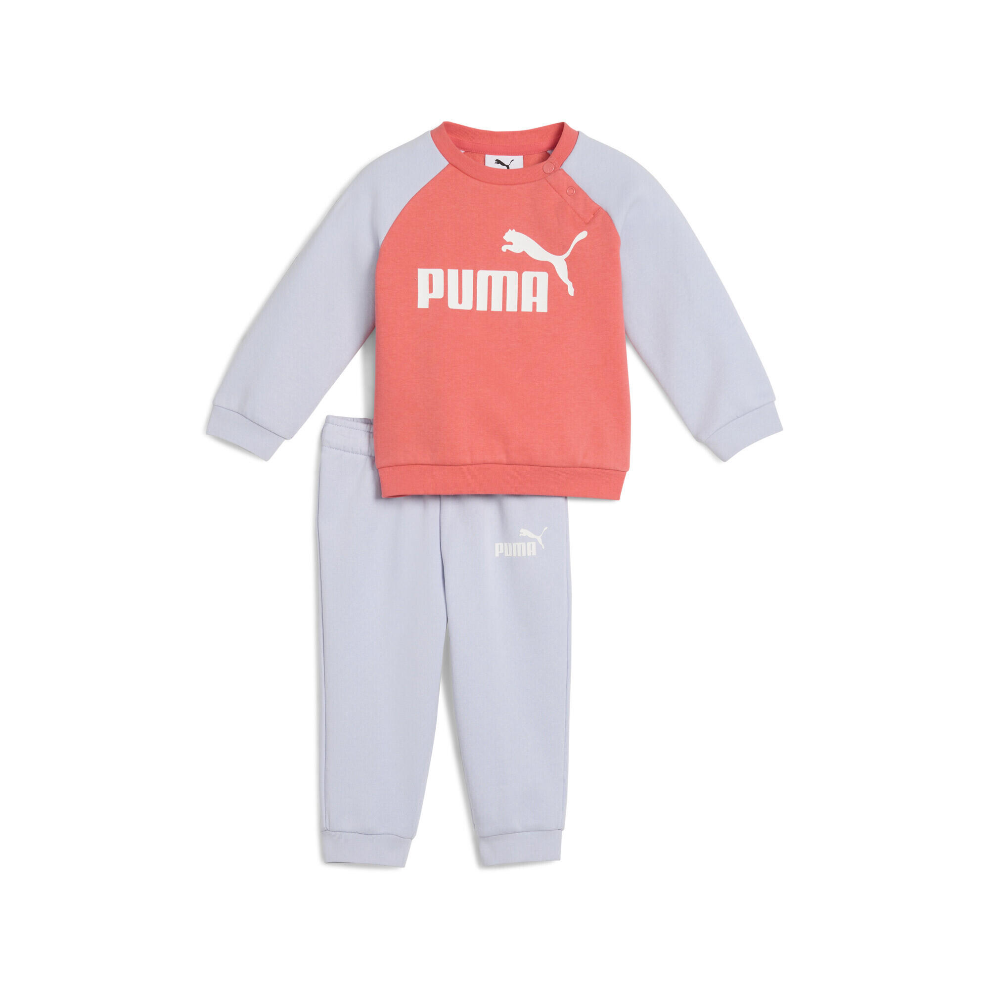 Minicats Essentials Raglan Crew set voor peuters PUMA Cool Weather Blue 2/4