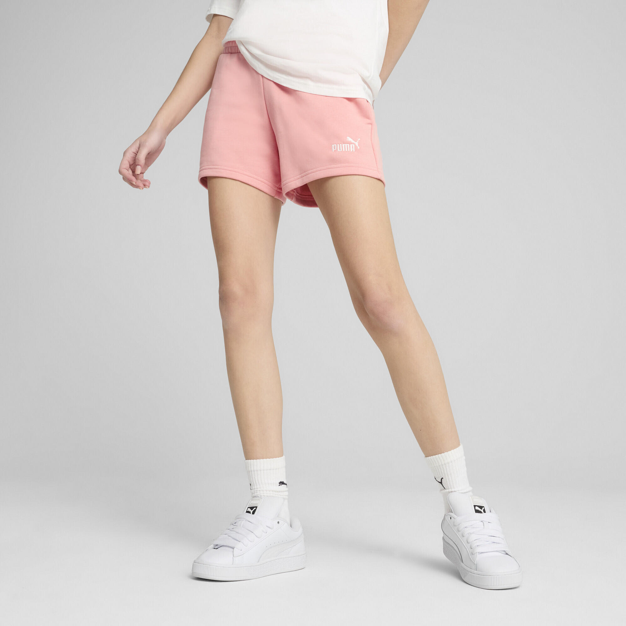 Pantalones cortos ESS Small No. 1 Logo 4'' Mujer PUMA Pink Fruit 4/7
