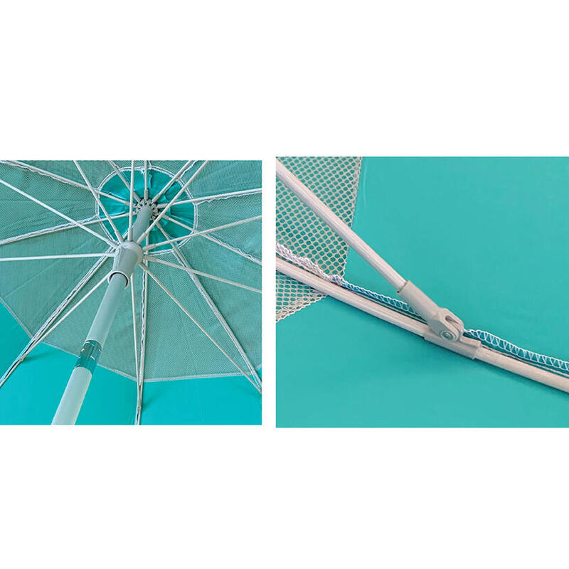 Umbrela plaja Maui&amp;Sons, 190 cm, UltraLight, protectie UV50+, Verde, uni