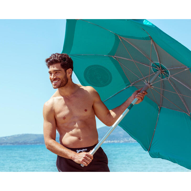 Umbrelă plajă Maui&Sons UltraLight UPF 50+ - Verde, 190 cm