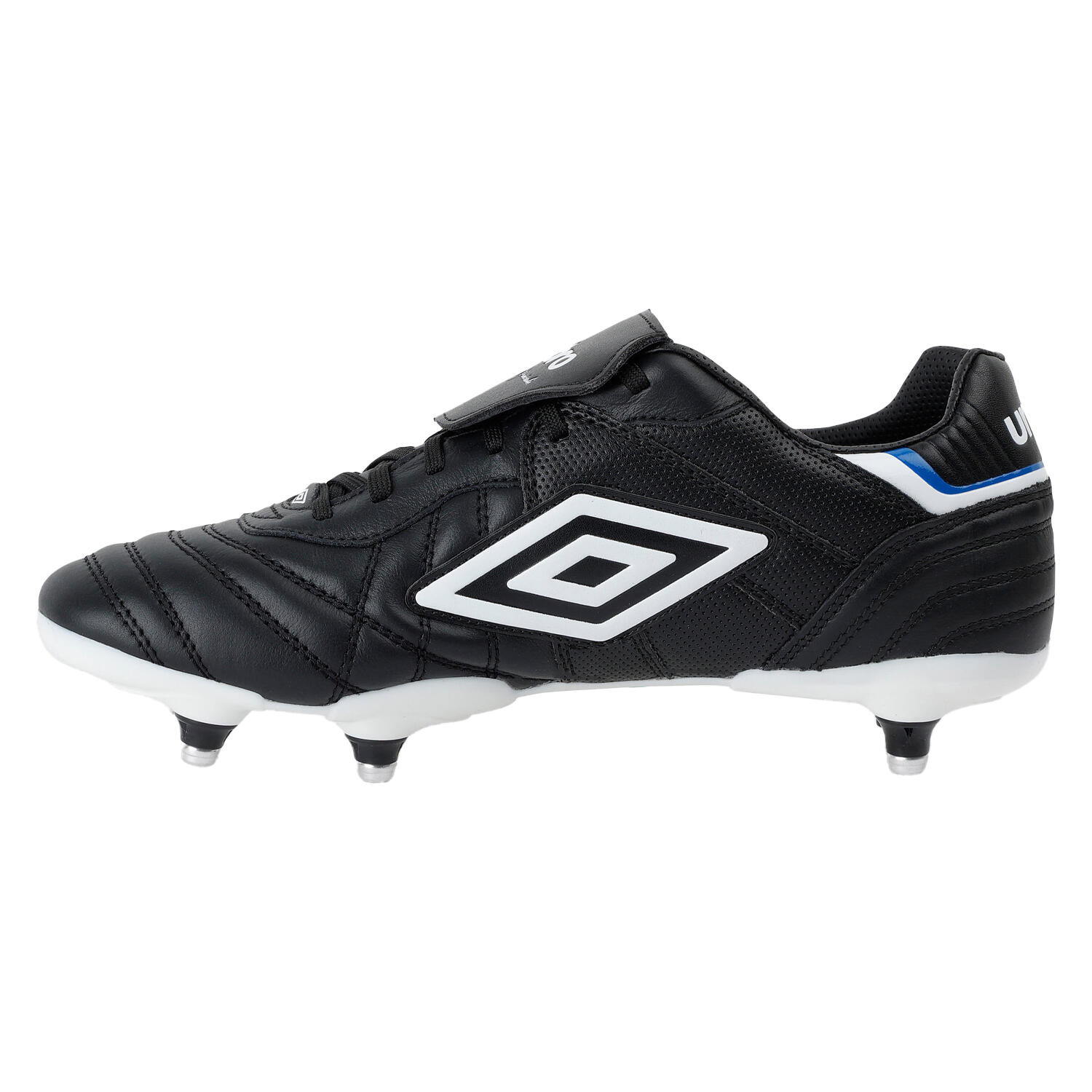 Chaussures De Foot SPECIALI ETERNAL TEAM SG Homme (Noir / Blanc / Bleu Roi) 2/4