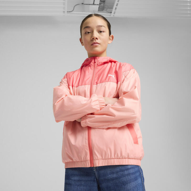 Coupe-vent doublé en mesh Enfant et Adolescent PUMA Pink Fruit