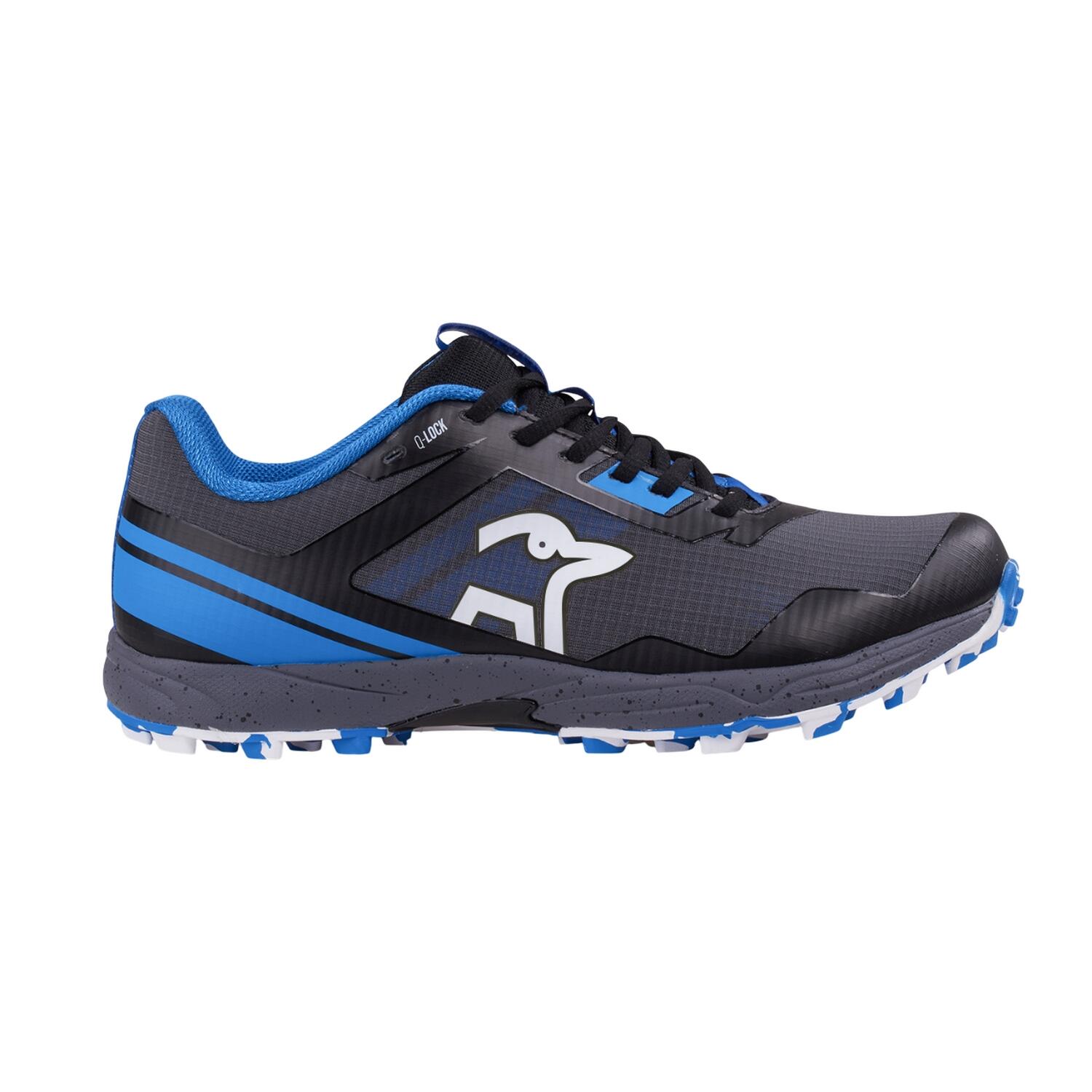Unisex Adult 2024 Pulse Hockey Shoes (Black/Blue) 2/4