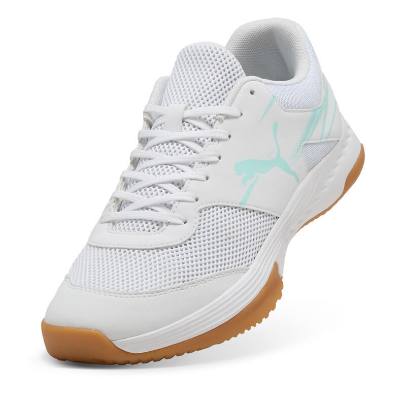 Varion II Indoor Sports Shoes PUMA Electric Peppermint White Gum Green Beige