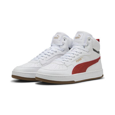 Caven 2.0 mid sneakers puma white red fire gum beige