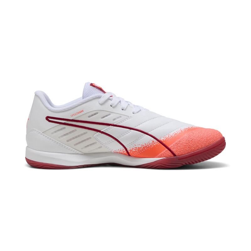 Halowe buty piłkarskie IBERO IV PUMA White Glowing Red Dark Crimson Black