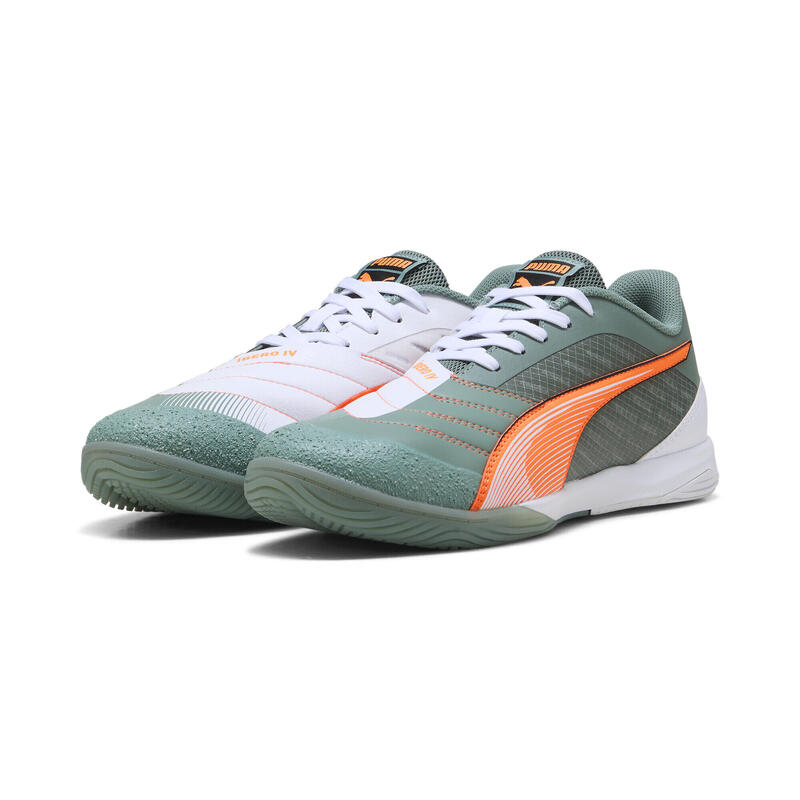 Botas de fútbol sala IBERO IV PUMA Green Moon Heat Fire Black White Orange